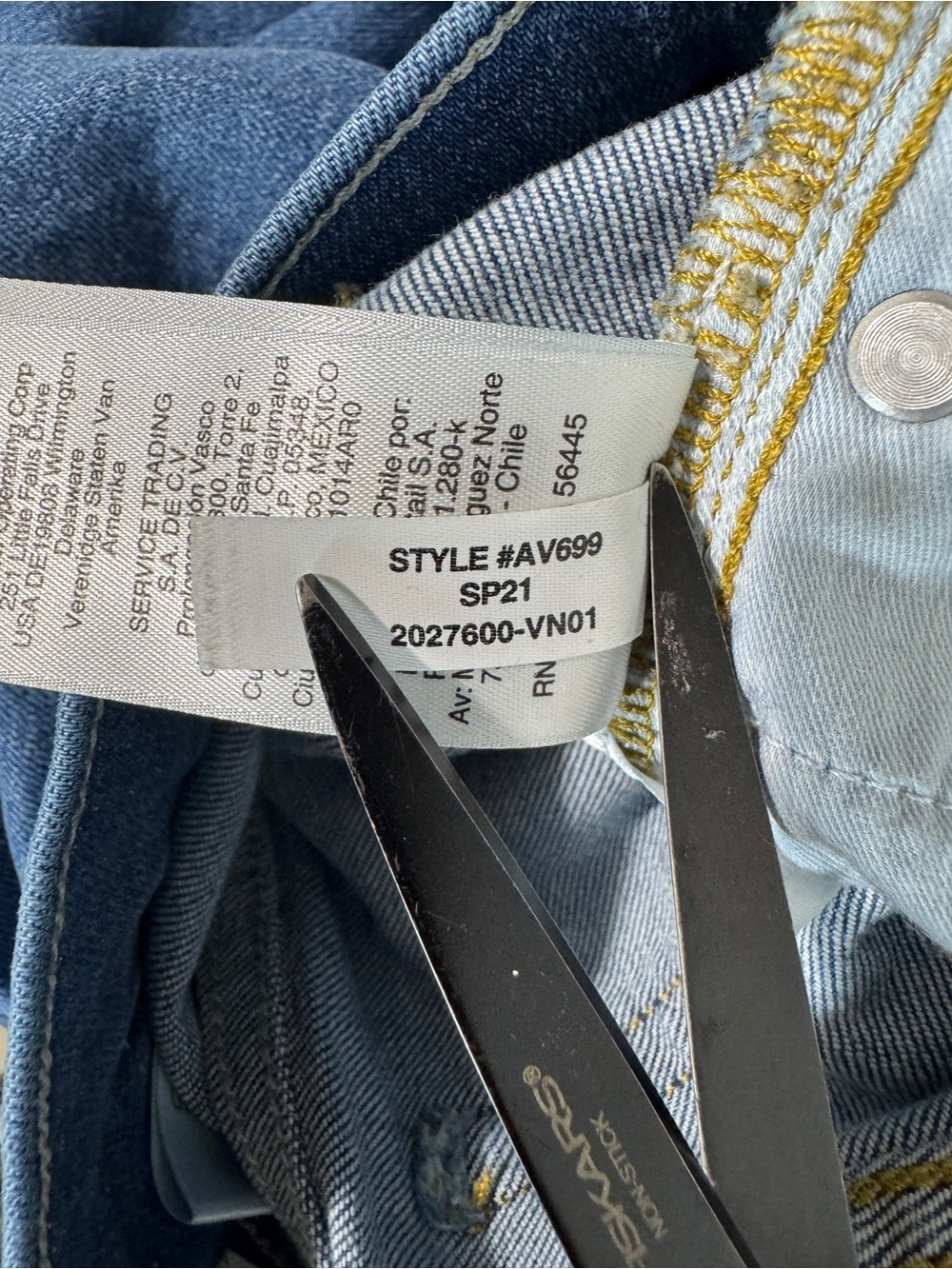 WJ10 {J. Crew} 10" Toothpick Saybrook Blue Wash Skinny Denim Jeans - Picture 6 of 7